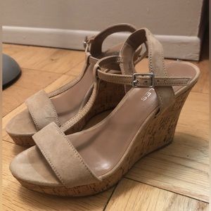 Suede Wedges